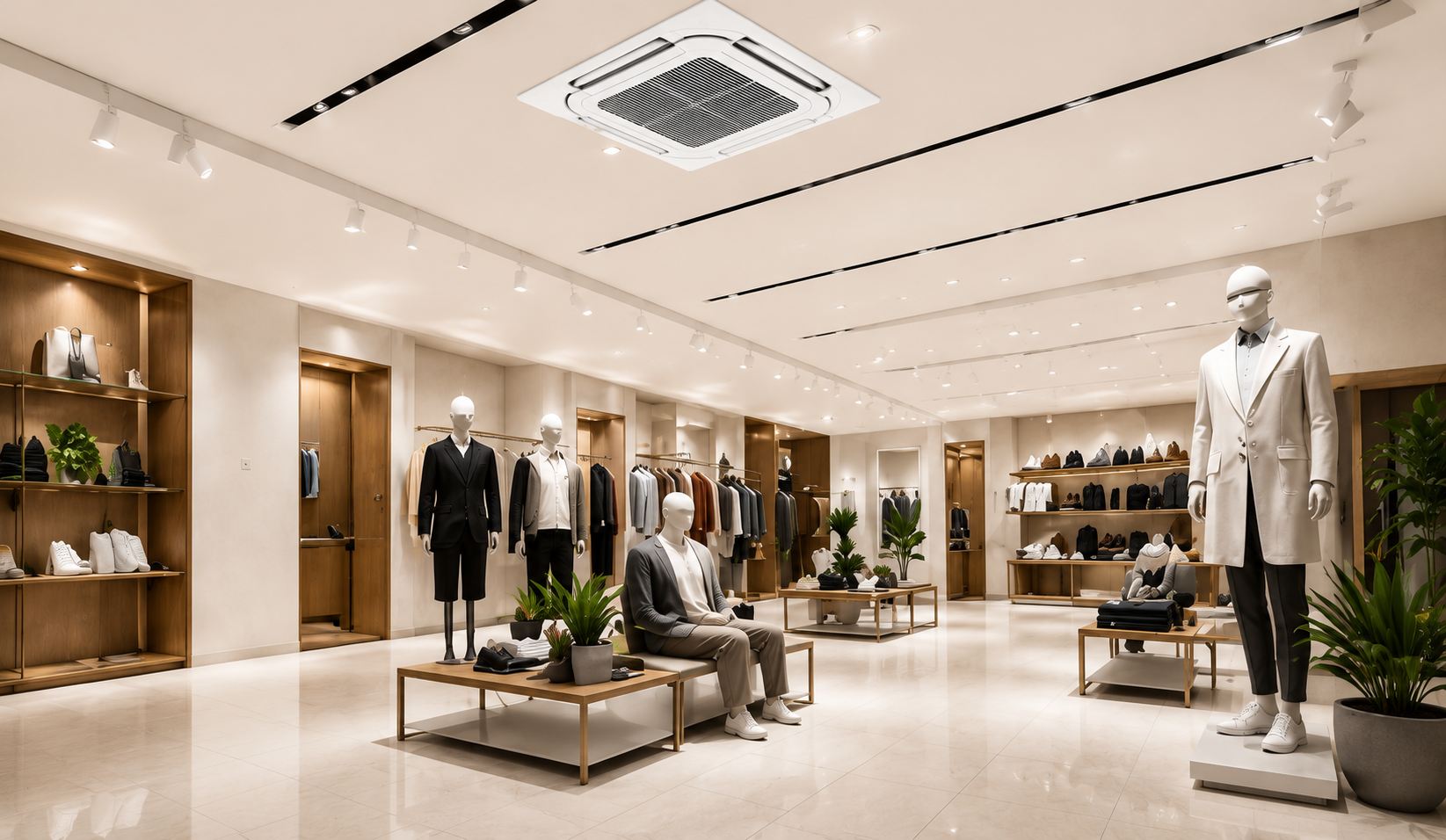 Retail showroom interior