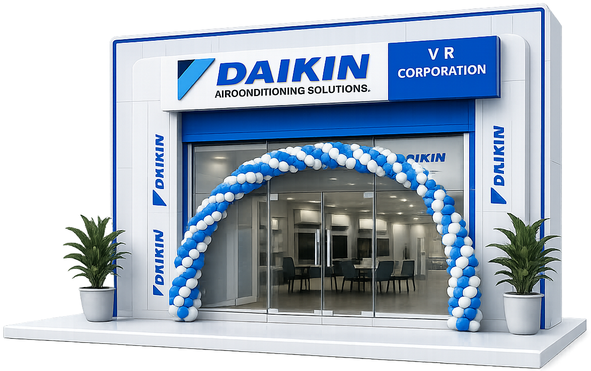 V R Corporation Daikin showroom storefront